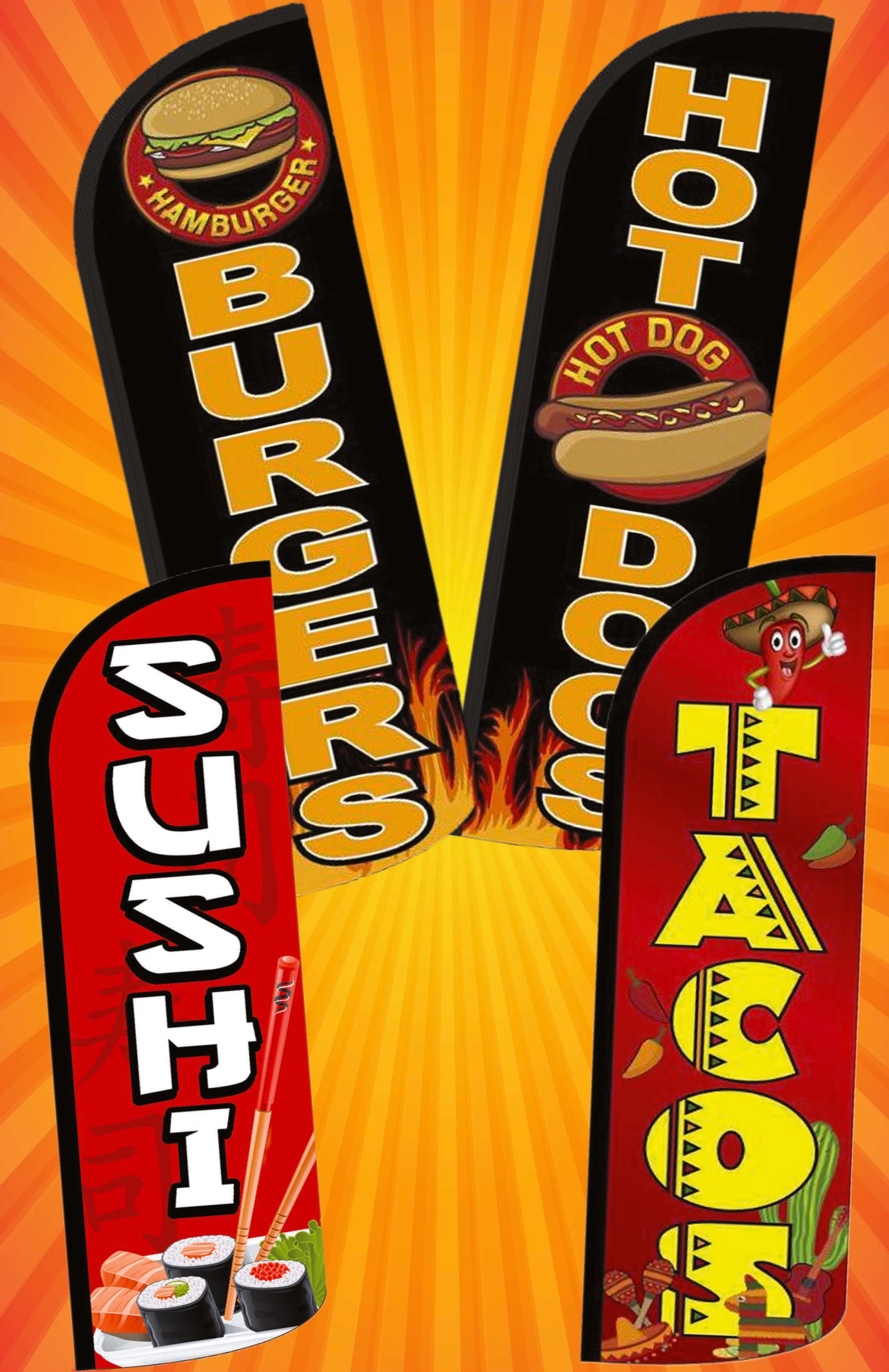 Food Stringer Flags FOOD – Speedy Flags