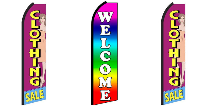 Clothing Sale, Welcome, Clothing Sale