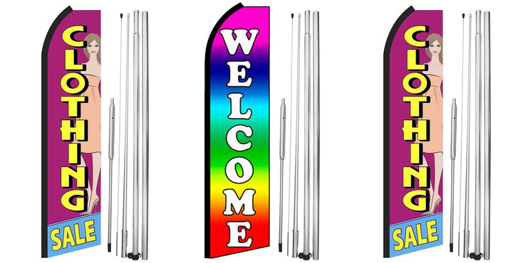 Clothing Sale, Welcome, Clothing Sale