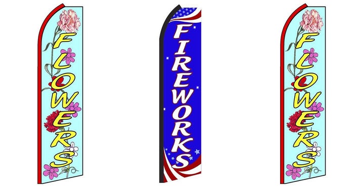 Flowers, Fireworks, Flowers