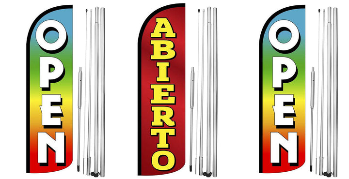 Open, Abierto, Open