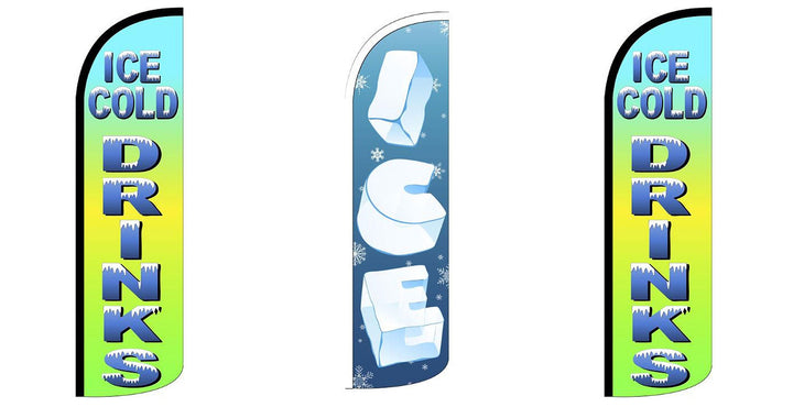 ICE COLD DRINKS, ICE, ICE COLD DRINKS