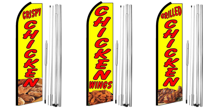 Crispy Chicken,Chicken Wings, Grilled Chicken