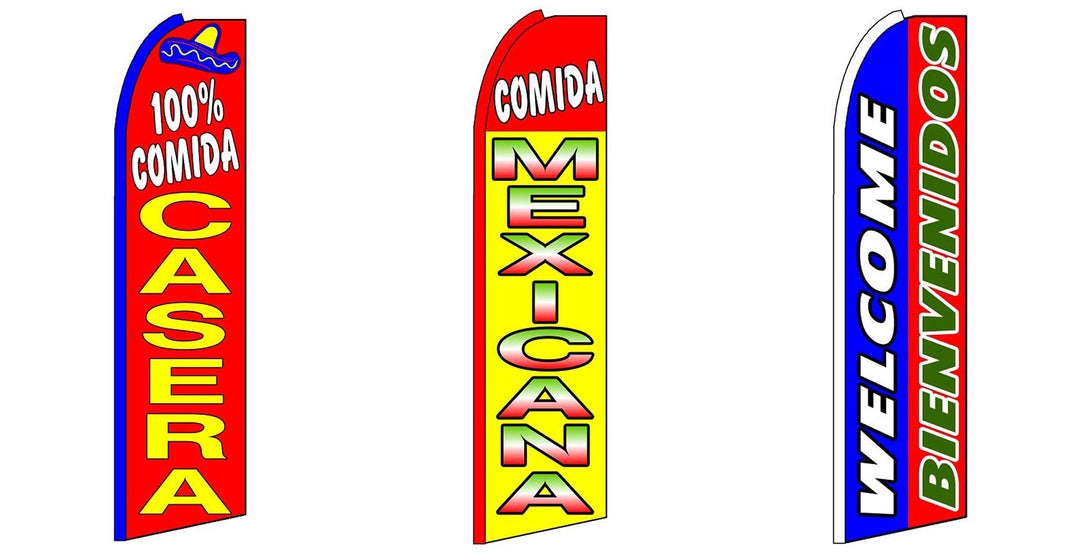 100% Comida Casera,Comida Mexicana, Welcome Bienvenidos