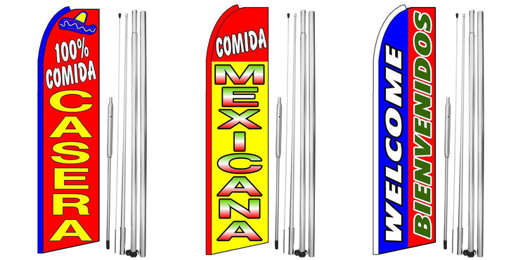 100% Comida Casera,Comida Mexicana, Welcome Bienvenidos