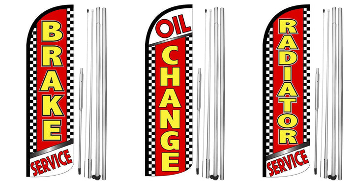 Brake Service, Oil Change, Radiator Service
