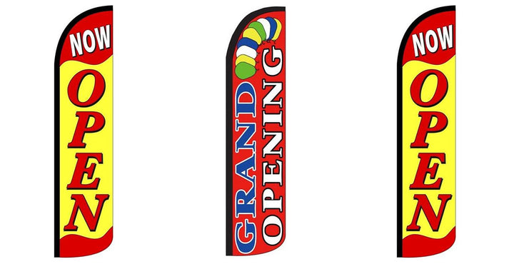 Now Open, Grand Opening, Now Open