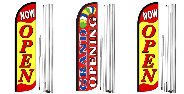 Now Open, Grand Opening, Now Open