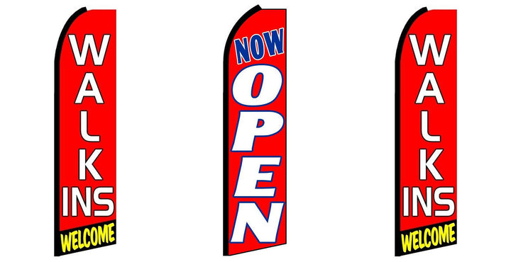 Walk Ins Welcome, Now Open, Walk Ins Welcome