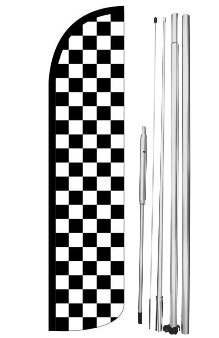 BLACK &amp; WHITE CHECKERED