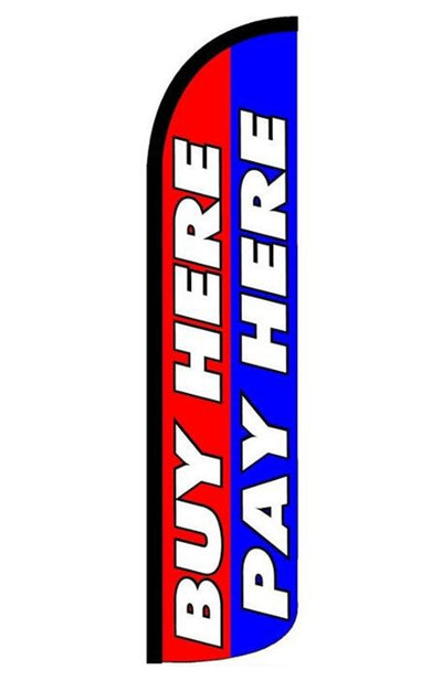 BUY HERE PAY HERE (RED/BLUE)