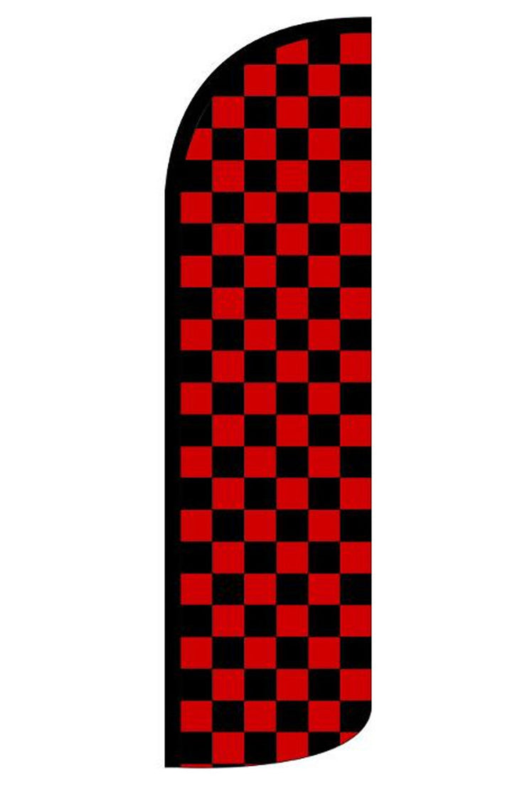 Black &amp; Red Checkered