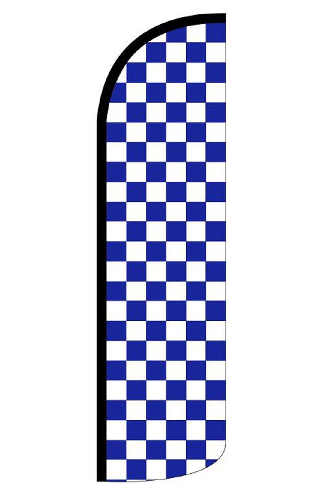 Blue &amp; White Checkered