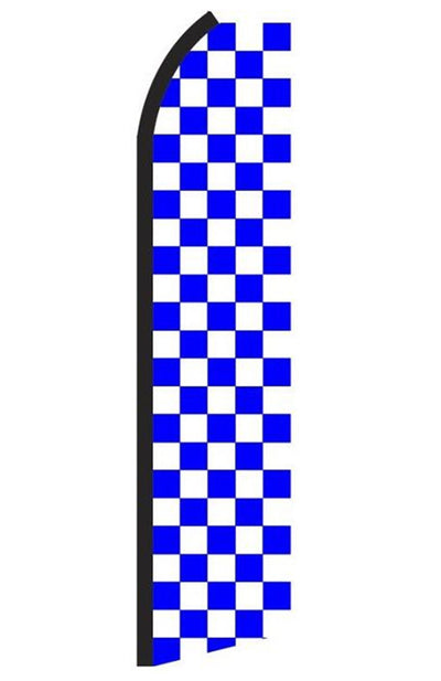 Blue & White Checkered