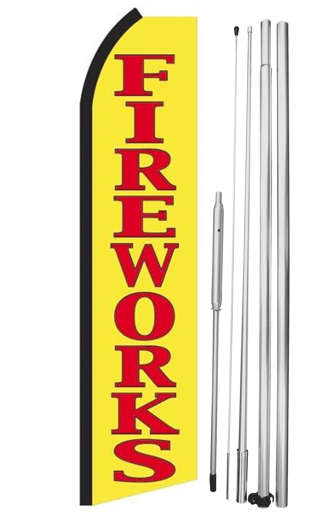 Fire Works (yellow & red)