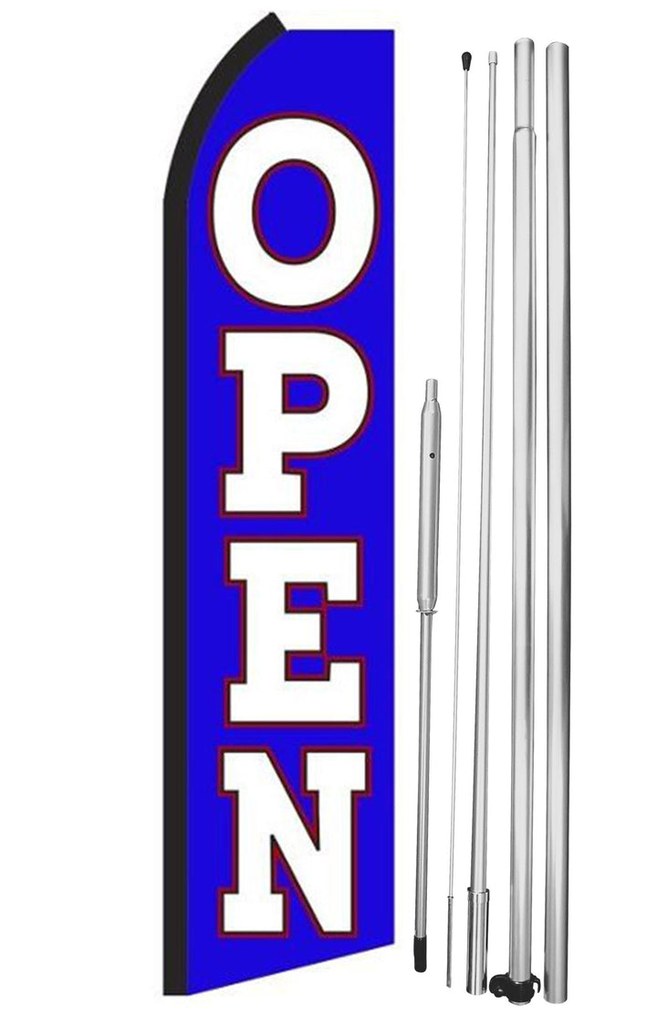 Open (Blue &amp; White)