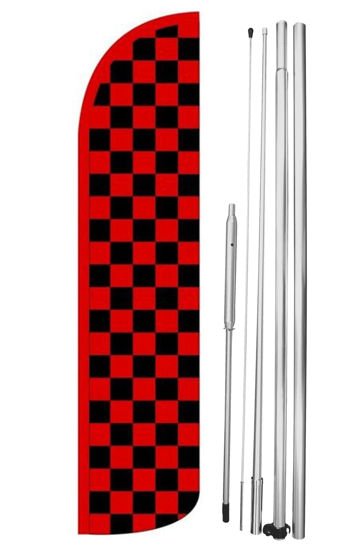 RED  &amp; BLACK CHECKERED