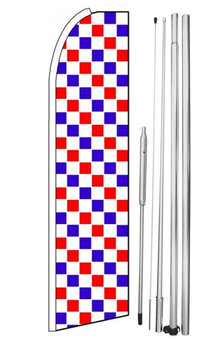 Red White &amp; Blue Checkered
