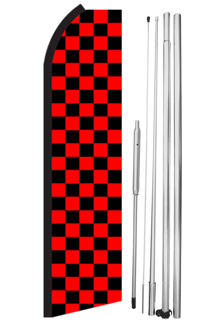 Red &amp; Black Checkered