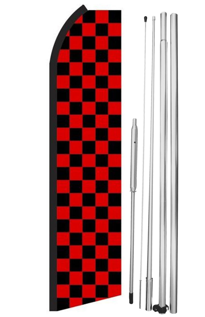 Red &amp; Black Checkered