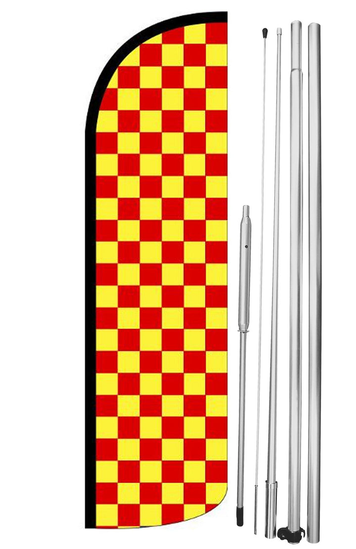 Red &amp; Yellow Checkered