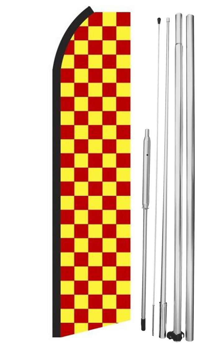Red &amp; Yellow Checkered