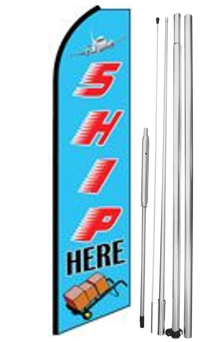 Ship Here (Blue)