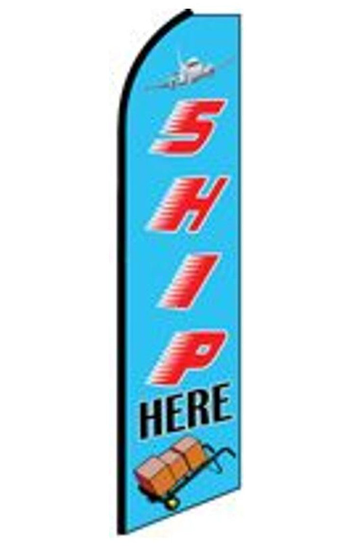 Ship Here (Blue)