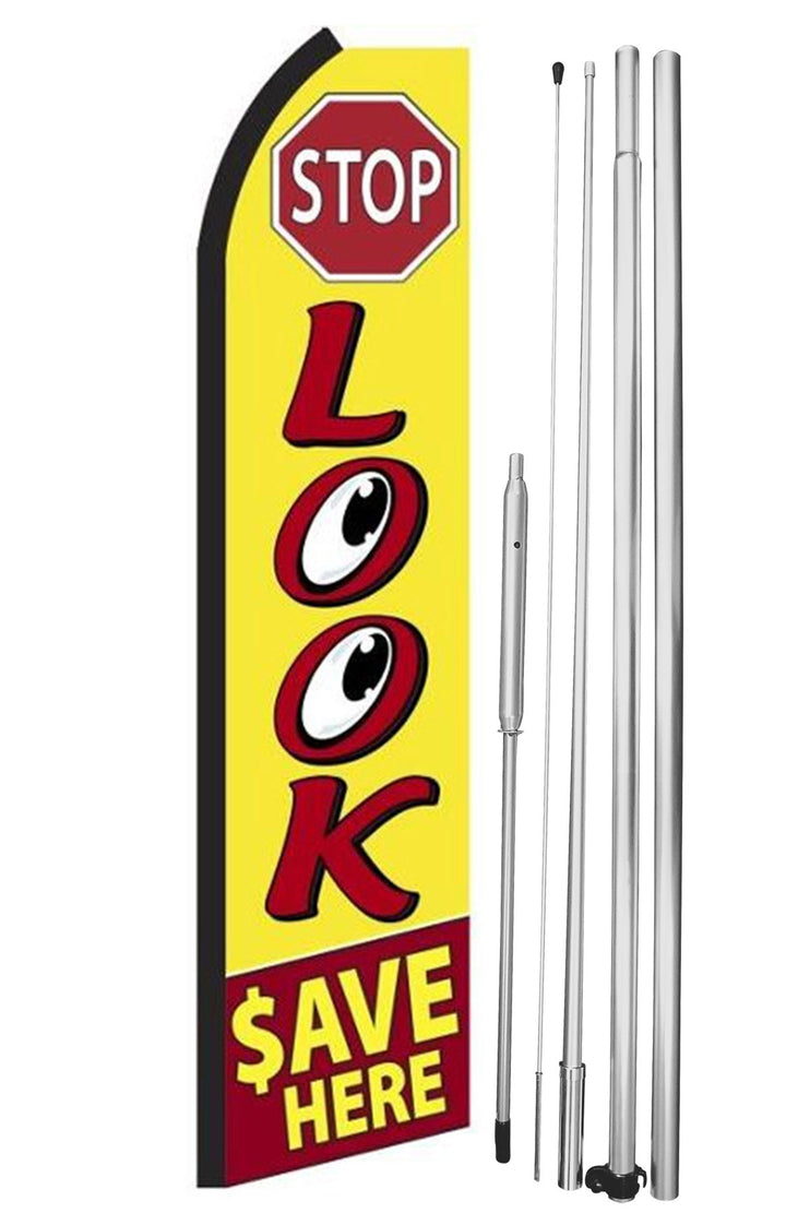 Stop Look Save Here