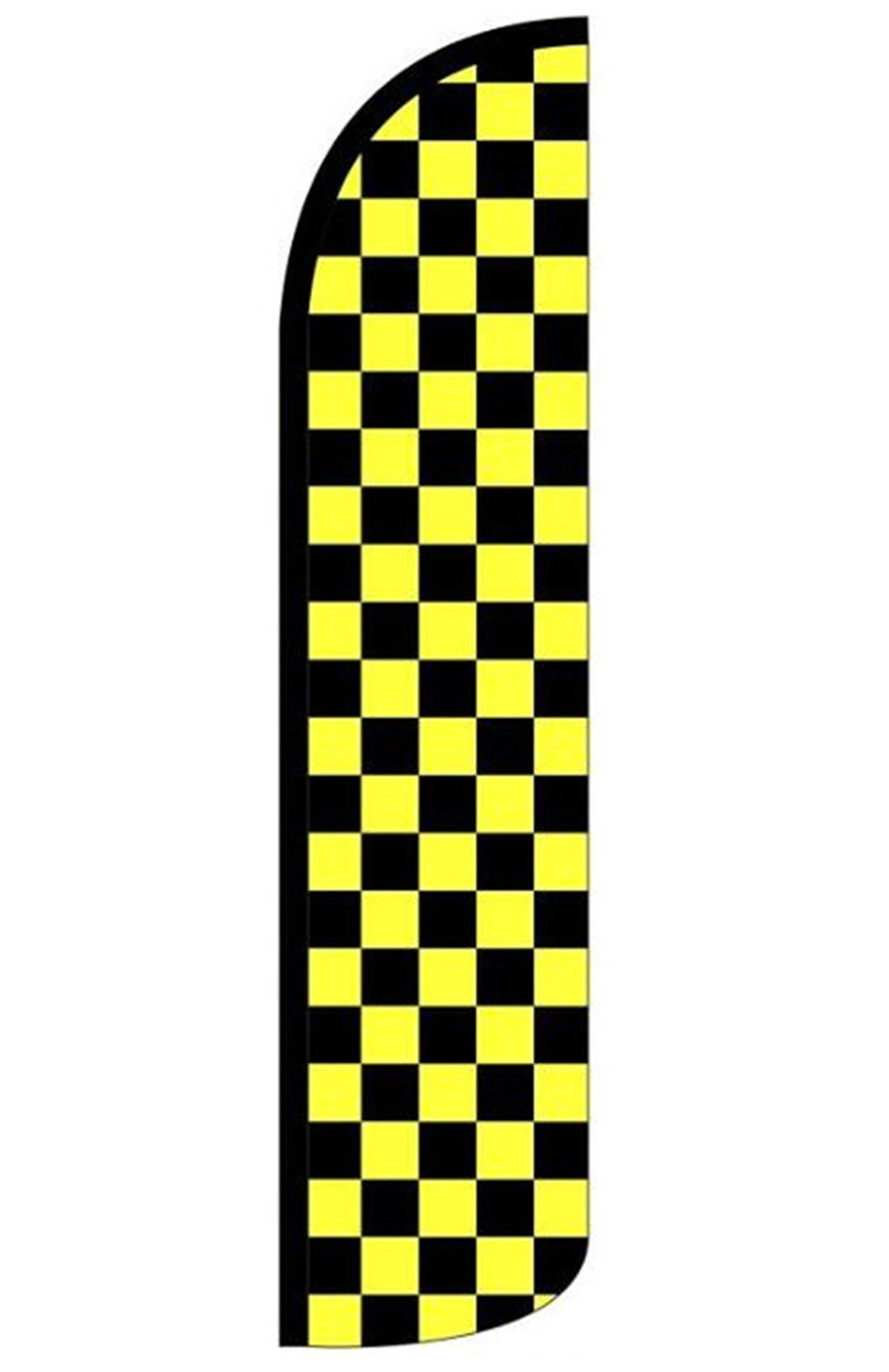 YELLOW &amp; BLACK CHECKERED